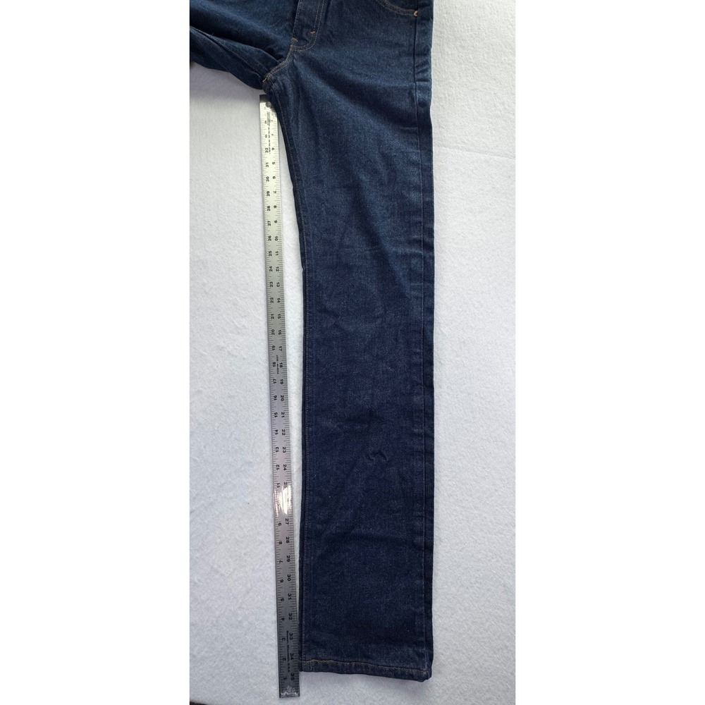 Vintage Levi's 20505 Orange Tab Made USA Jeans W29 L34 Dark Wash Straight Leg - Picture 14 of 16